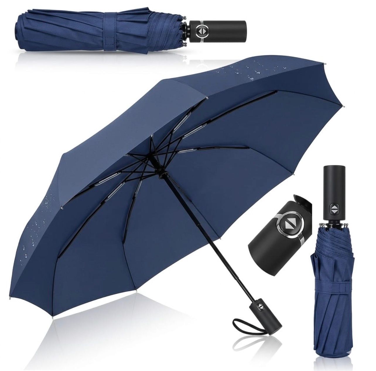 Premium 46-Inch Fully Automatic Waterproof Umbrella - Image 2