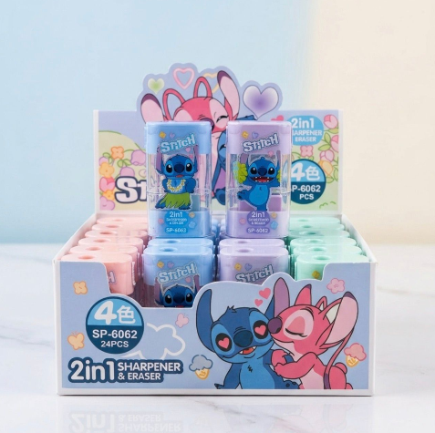 Cute Lilo & Stitch 2-in-1 Pencil Sharpener and Eraser