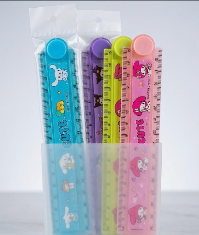 Folding Ruler for Kids Sanrio Cartoon 30cm