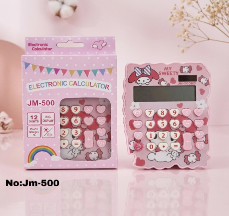 Cute My Melody Electronic Calculator with Heart Buttons