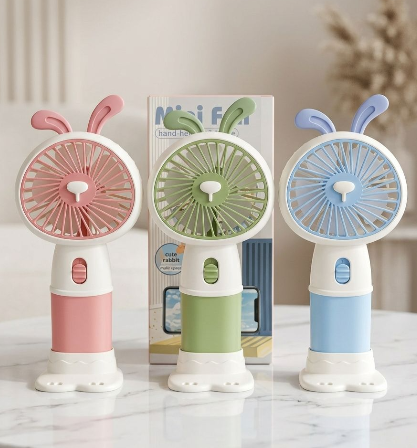 Portable Rechargeable Desk Fan with Stand