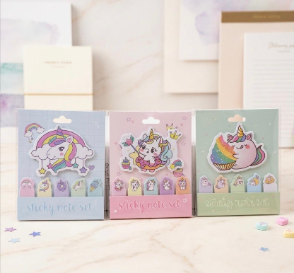 Cute Magical Unicorn Sticky Note