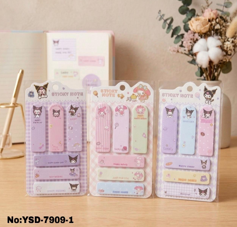Cute Sanrio Kuromi & My Melody Index Sticky Notes