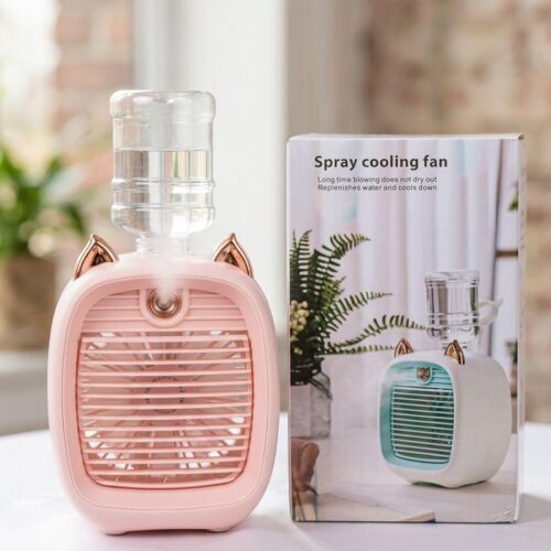 2-in-1 Premium Mini Spray Cooling Fan