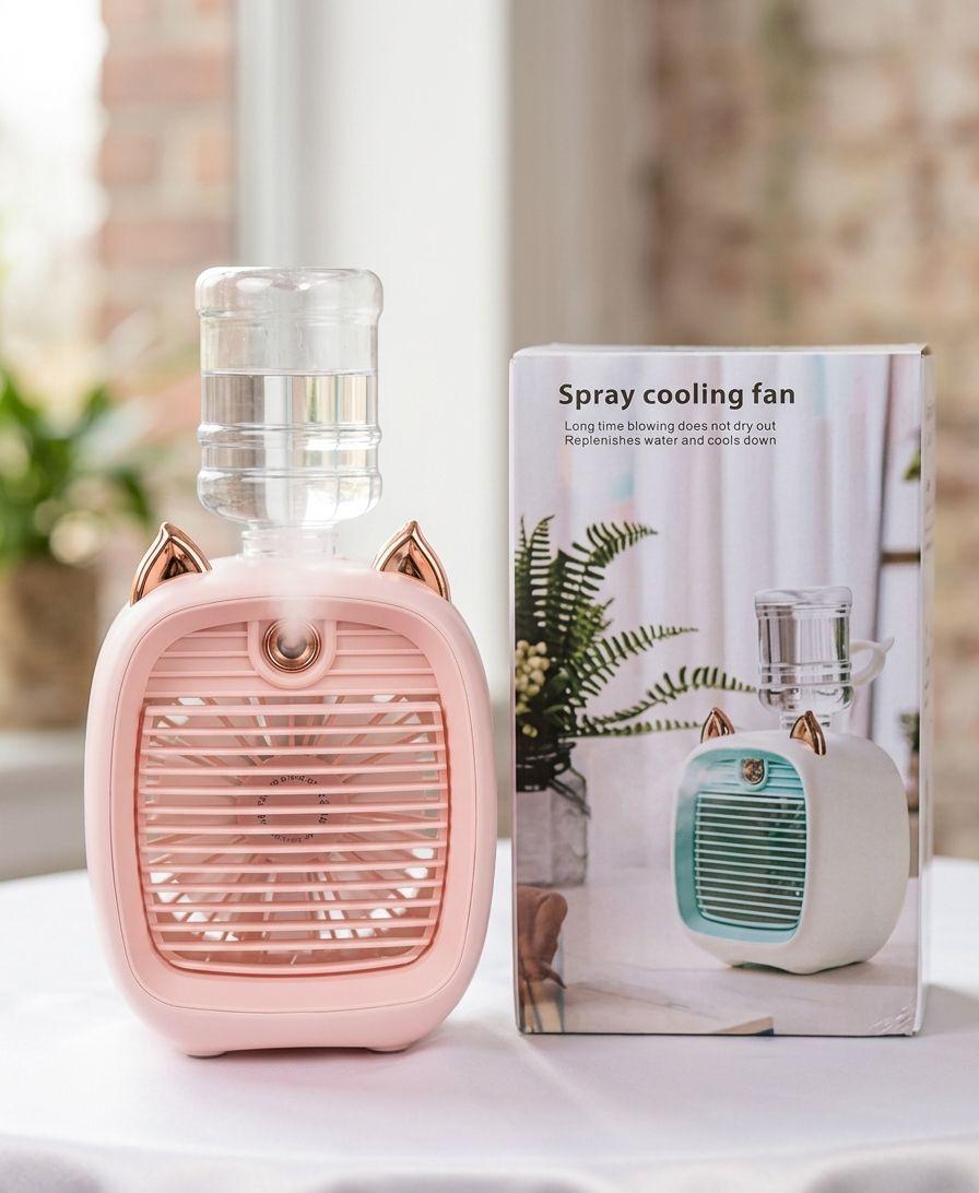 2-in-1 Premium Mini Spray Cooling Fan