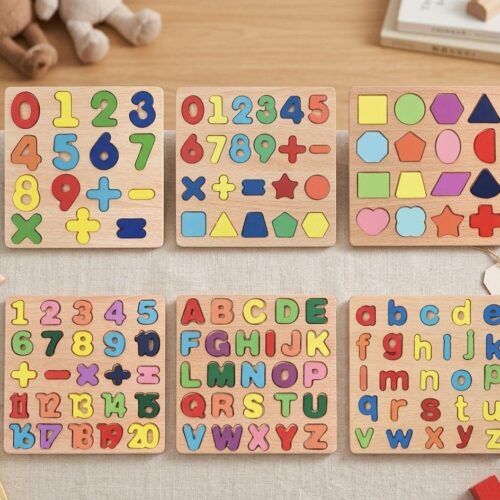 Wooden Educational Puzzle Boards