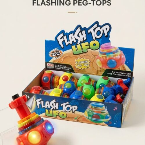 Flash Top Spinning Toy with Colorful LED Lights