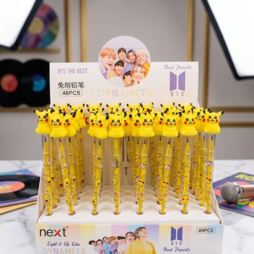 Sika Pencil with Cute Pikachu Toppers