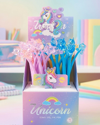 Cute Crystal Unicorn Gel Pen (1 Piece)