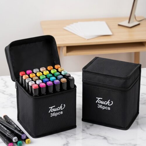 Touch 36 Pcs Dual Tip Art Marker Pens Set