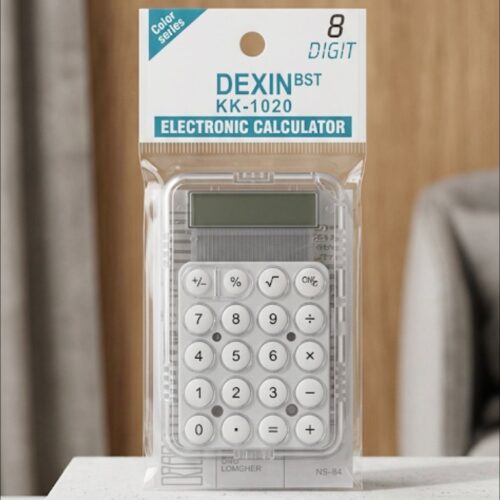 DEXIN Transparent Electronic Calculator