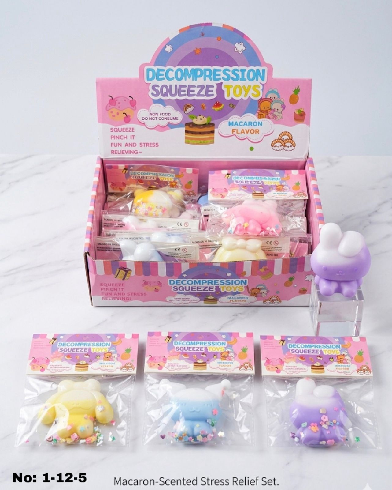 Cute Macaron-Scented Sanrio Character Decompression Squishy Toy