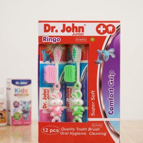 Dr. John  Kids Toothbrush with Safety Cap