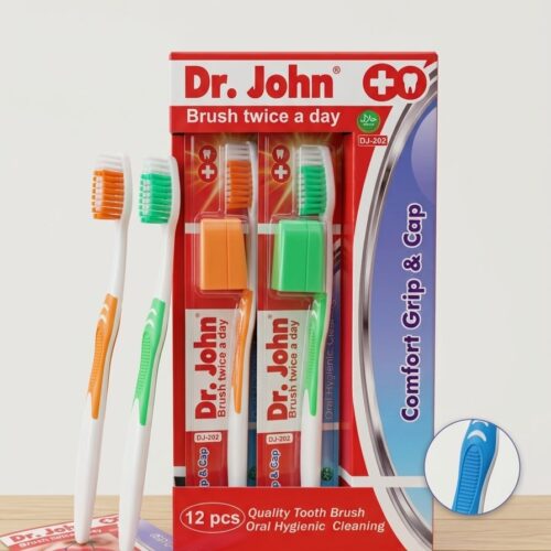 Dr. John Premium Adult Toothbrush with Safety Cap